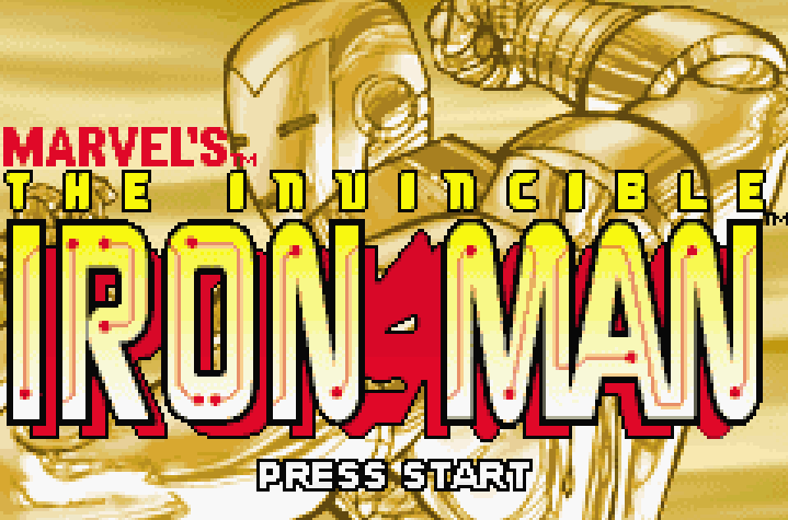 The Invincible Iron Man Title Screen
